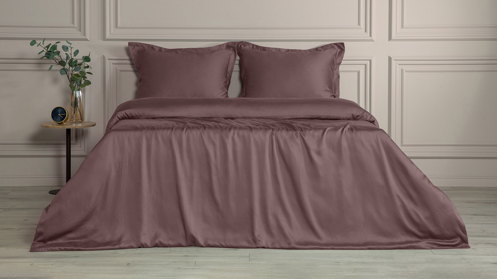 مفروشات السرير Solid Tencel Macchiato, euro size (200x220 cm)