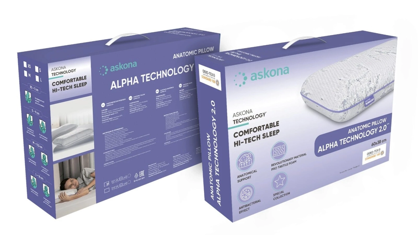  وسائد  Askona  - 8 - большое изображение