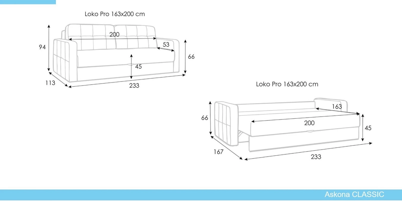 LOKO Pro with wide armrests and medium-firm mattress - 11 - большое изображение