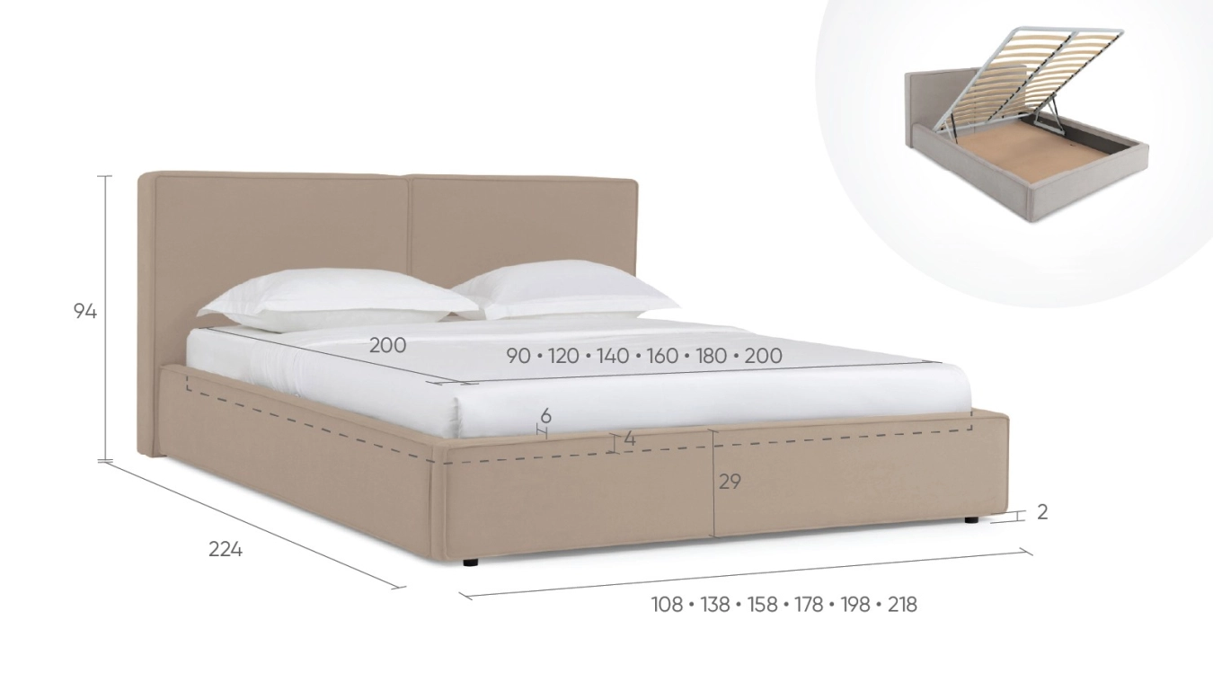 Murrey Nova with lifting mechanism - 11 - большое изображение