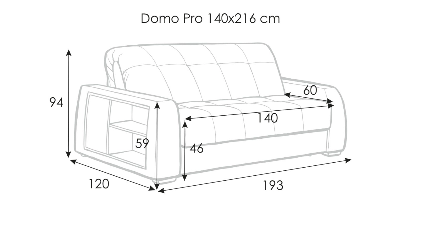 Domo Pro، نمط مربع، رفوف وينجي - 6 - большое изображение